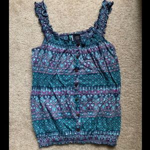 Patterned tank top